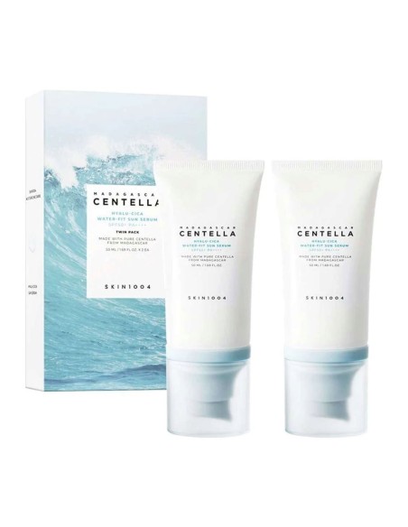 SKIN1004 Madagascar Centella Pack Hyalu-Cica Agua-Fit Sérum Solar SPF50 2x50ml