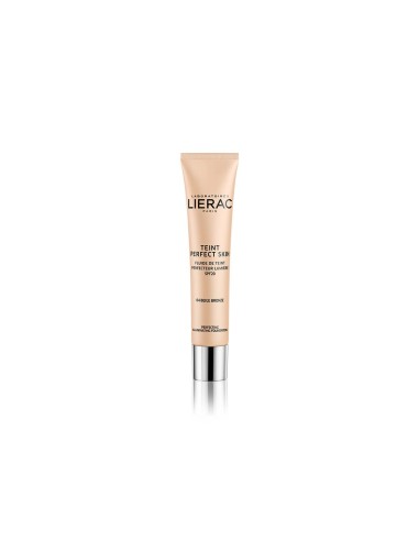 Lierac Teint Perfect Skin Base de maquillaje fluida perfeccionadora iluminadora SPF20 04 Bronze Beige 30ml