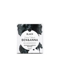 Ben Natural Anna Natural Negro Negro (Menta con sabor a carbón) sin 100 ml de flúor 2