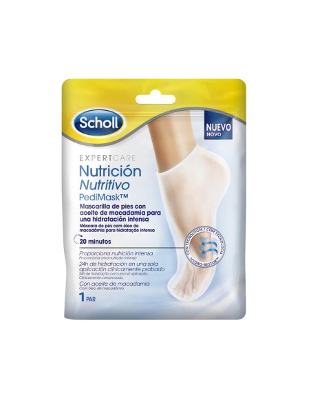 Scholl Nutrition pies máscara 1 par