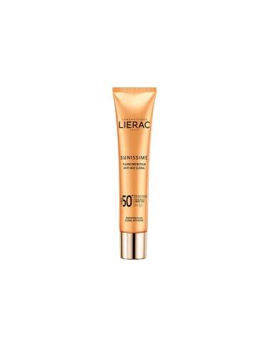 Protector antienvejecimiento de Lierac Sunissime Fluid Global SPF 50+ 40ml