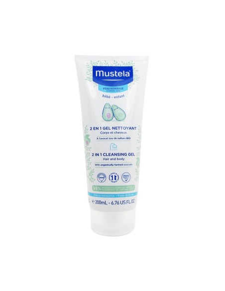 Mustela 2 en 1 Gel Lavet Skin Normal 200ml