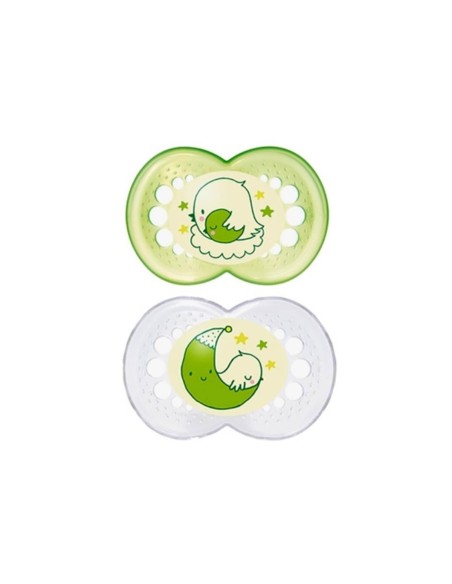 Mam Night Latex Soother 16m 2un