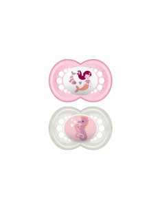 MAM PACIFIER ORIGINAL SILICONE + 16M ROSE 2UN