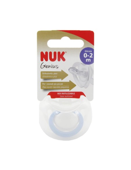 Nuk Genius Chupete de silicona 0-2 meses X1