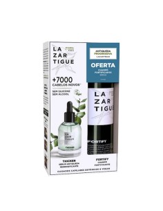 Lazartigue Coffret Pelo más grueso Sérum Revening 50ml + Fortify Fortification Shampoo Complemento Antiqueda 250ml