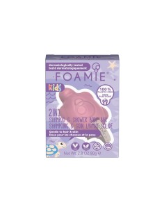 Foamie Kids Rosa Barra Limpiadora 2 en 1 80g 2