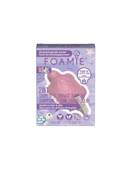 Foamie Kids Rosa Barra Limpiadora 2 en 1 80g