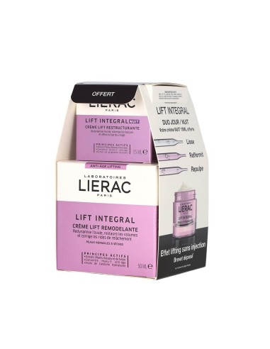 Lierac Coffret Lift Integral Crema Tensora Remodelante 50ml y Lift Integral Crema Tensora Reestructurante Noche 15ml