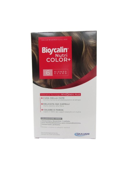 Bioscalin Nutricolor Tinte Permanente 6 Rubio Oscuro