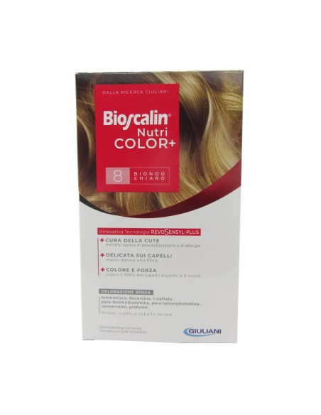 Bioscalin Nutricolor Tinte Permanente 8 Rubio Claro