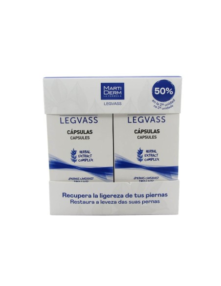 MartiDerm Pack Legvass 2x60 Cápsulas