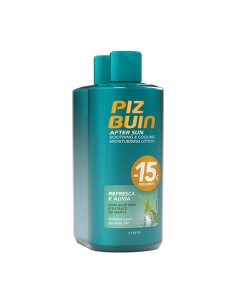 Piz Buin Duo After Sun Loción Hidratante, Calmante y Refrescante 200ml