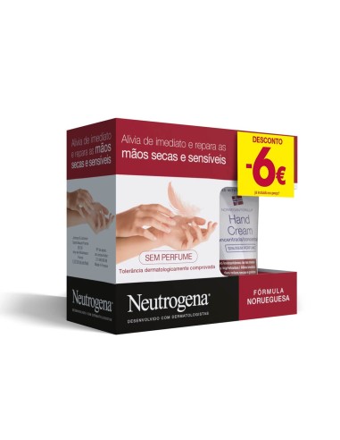 Neutrogena Duo Crema de Manos Concentrada sin perfume 50ml