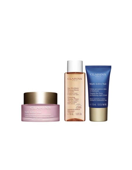Clarins Coffret Mis Esenciales Primeras Arrugas y Brillo