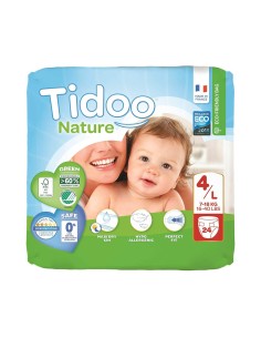 Tidoo Pañales 4L (7-18Kg) 24 unidades