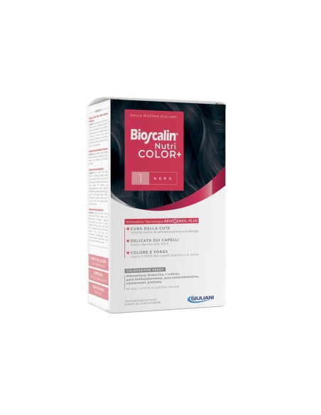 Bioscalin Nutricolor Coloración Permanente 1 Negro