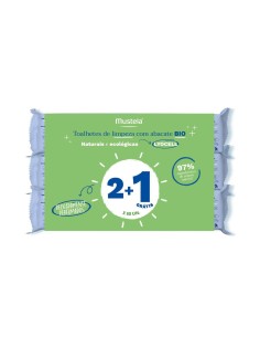 Mustela Trío Bio Toallitas Limpiadoras 60 Unidades