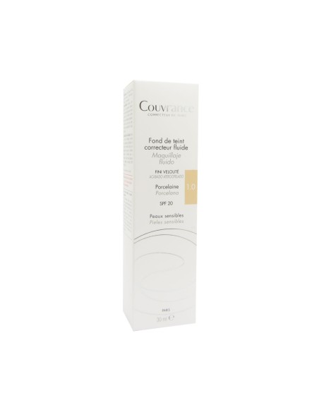 Avene Couvrance Fond De Teint Correcteur Fluide 1.0 Porcelaine 30ml