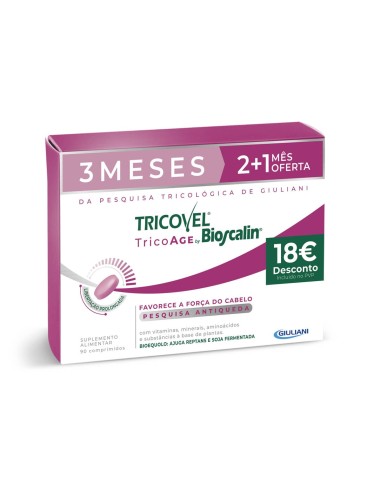 Bioscalin Tricovel Tricoage 90 comprimidos