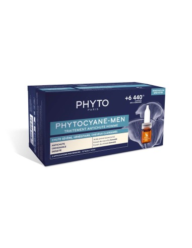 Phyto Phytocyane Tratamiento Anticaída Hombre 12x3,5ml