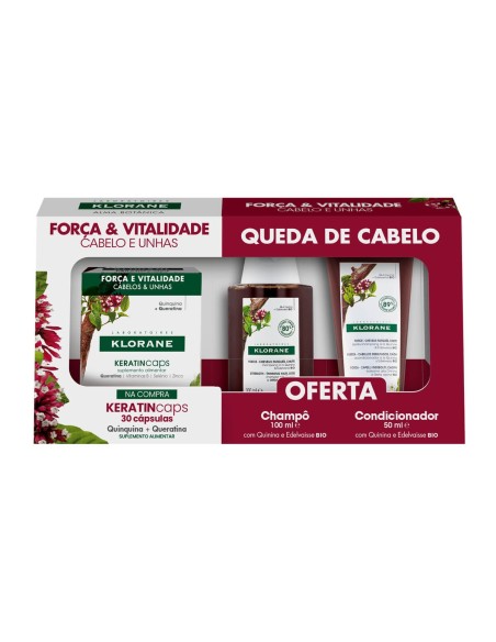 Klorane Keratincaps Fuerza y Vitalidad Cabello y Uñas