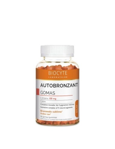 Biocyte Autobronzant Gummies 60 unidades