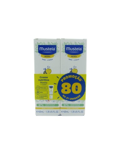 Dúo de cremas frías nutritivas Mustela 40ml