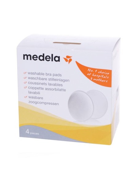 Medela Discos Absorbentes Lavables 4Uni