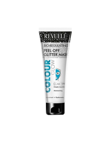Revuele Colour Glow Blue Bio-Regulating Peel Off Glitter Mask 80ml