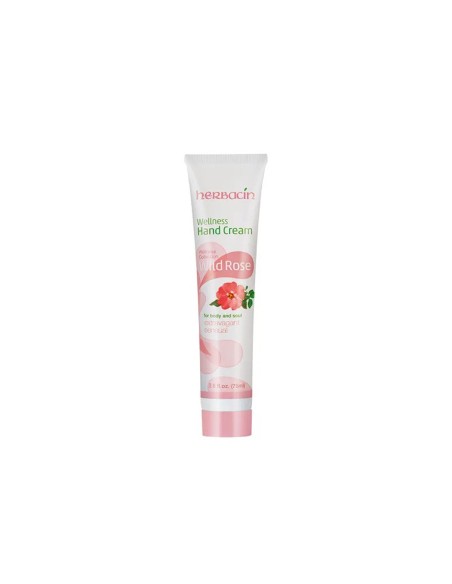 Herbacin Wellness Hand Cream Wild Rose Tubo 75ml