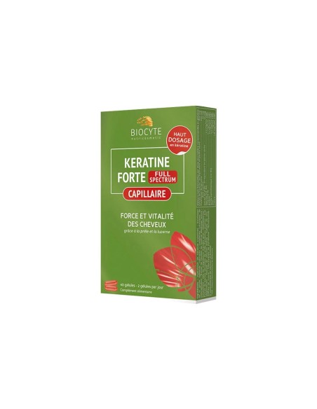 Biocyte Keratine Forte Full Spectrum 40 Cápsulas