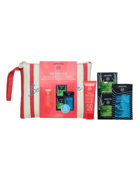 Apivita Pack Bee Sun Safe Anti-Spot and Anti-Age Defence Face Cream SPF50