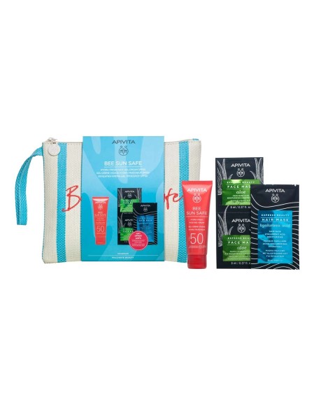 Apivita Pack Bee Sun Safe Hydra Fresh Face Gel-Cream SPF50