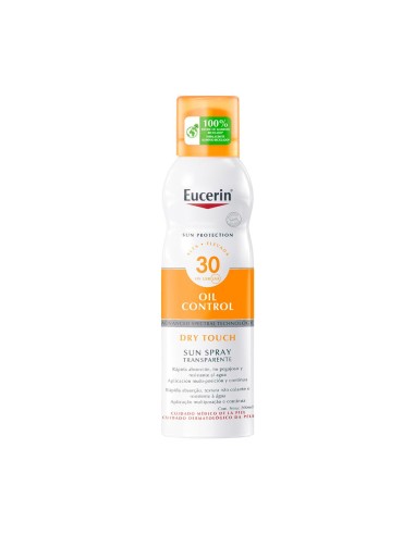 Eucerin Sun Body Oil Control Aerosol Spray SPF 30 200ml