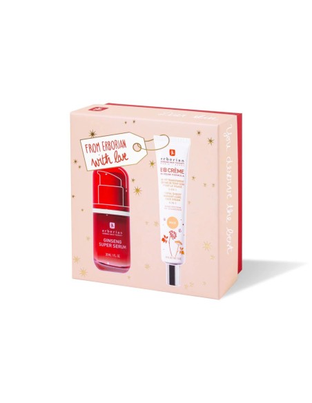 Erborian Coffret BB Crème Nude 45ml and Ginseng Super Serum 30ml