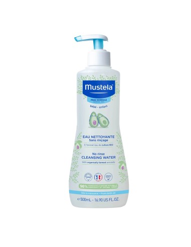 Mustela Agua limpiadora sin aclarado 500ml